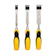 STANLEY สิ่วปากบางด้ามยาง 3 ชิ้น 1