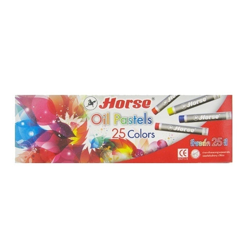 สีชอล์ก ชุด 25 สี กล่องกระดาษ 1