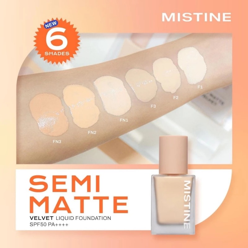 Semi Matte Velvet Liquid Foundation 3