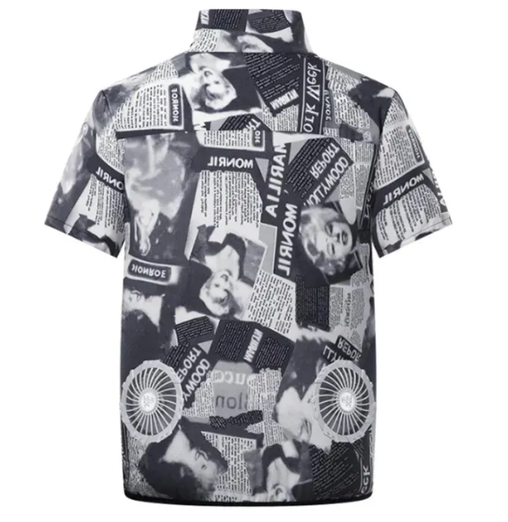 เสื้อแจ็กเก็ตพัดลมแขนสั้น 3