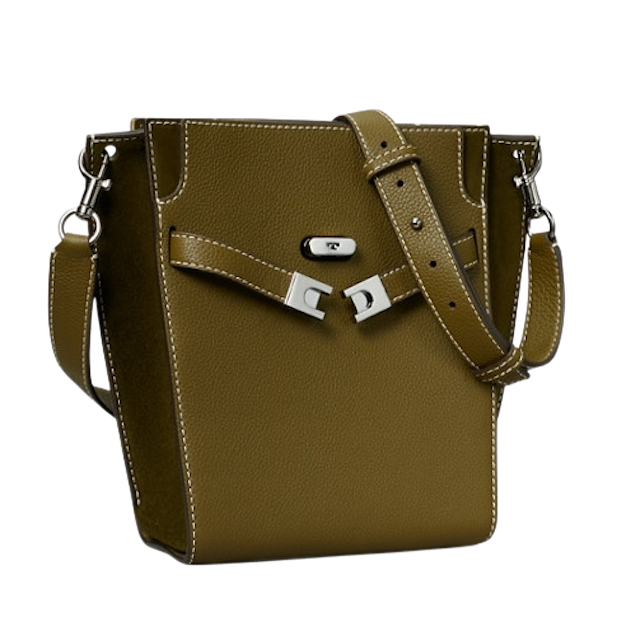 กระเป๋า Tory Burch รุ่น Lee Radziwill Pebbled Double Bucket 3