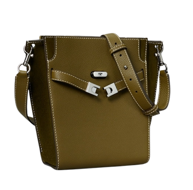กระเป๋า Tory Burch รุ่น Lee Radziwill Pebbled Double Bucket 3