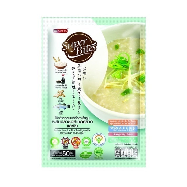 โจ๊กสำเร็จรูป รสปลาซอสเทอริยากิและขิง 1