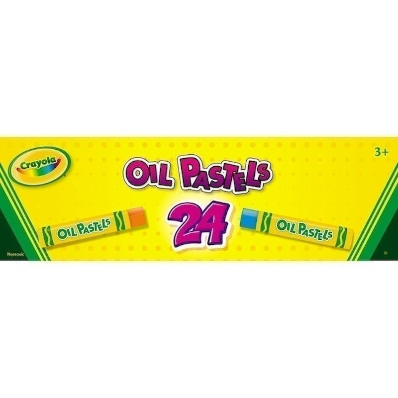 สีชอล์กน้ำมันพาสเทล 24แท่ง 1