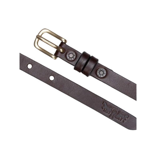 Women's Narrow Leather Belt 3