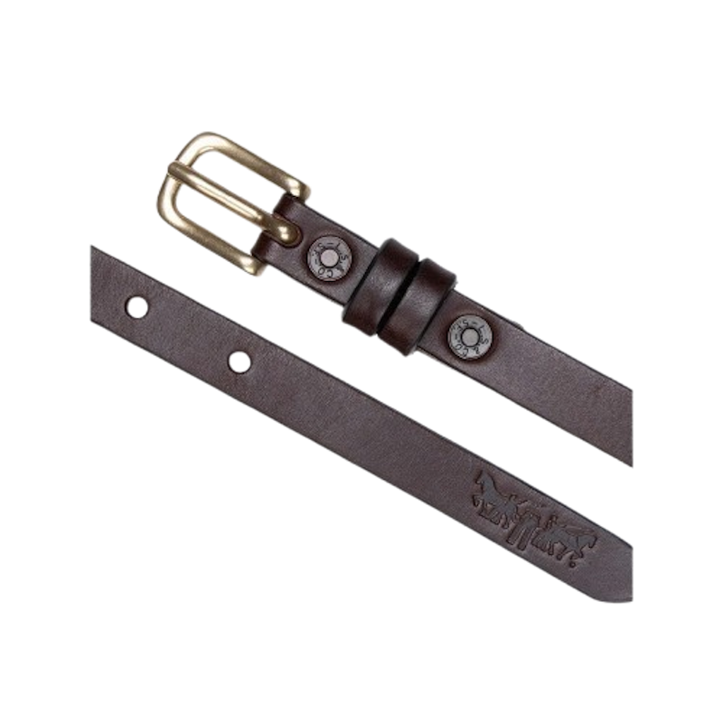 Women's Narrow Leather Belt 3