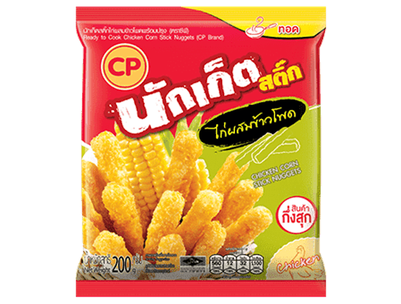 นักเก็ต แบบสติ๊กผสมข้าวโพด 1
