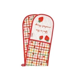 ถุงมือกันความร้อนลาย Strawberry Gingham