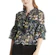 Morgan Boutique เสื้อลายดอก เสื้อแขนสามส่วน รุ่น H19-M.MONICA 1