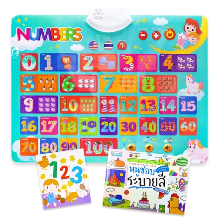 หนังสือฝึกอ่าน ฝึกคัด พร้อมโปสเตอร์พูดได้ 2