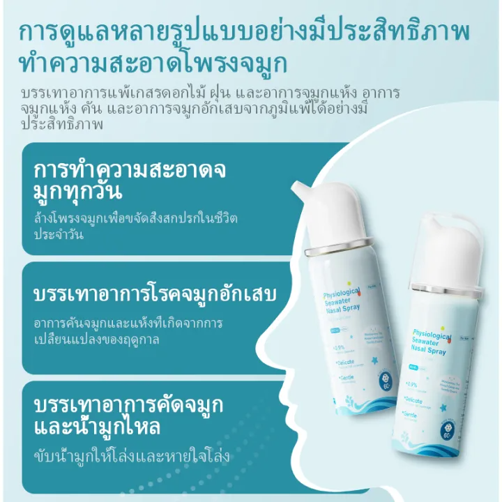 สเปรย์ล้างจมูกน้ำเกลือ NS60 3