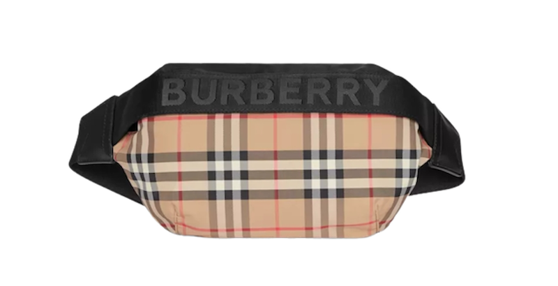 กระเป๋าแบรนด์เนมผู้ชาย รุ่น Vintage Check Nylon Sonny Bum Bag 1