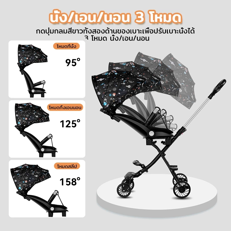 EvianAngel รถเข็นเด็ก S29 3