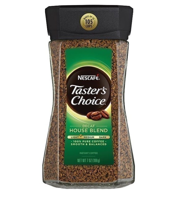 กาแฟสำเร็จรูป Taster's Choice Decaf House Blend 1