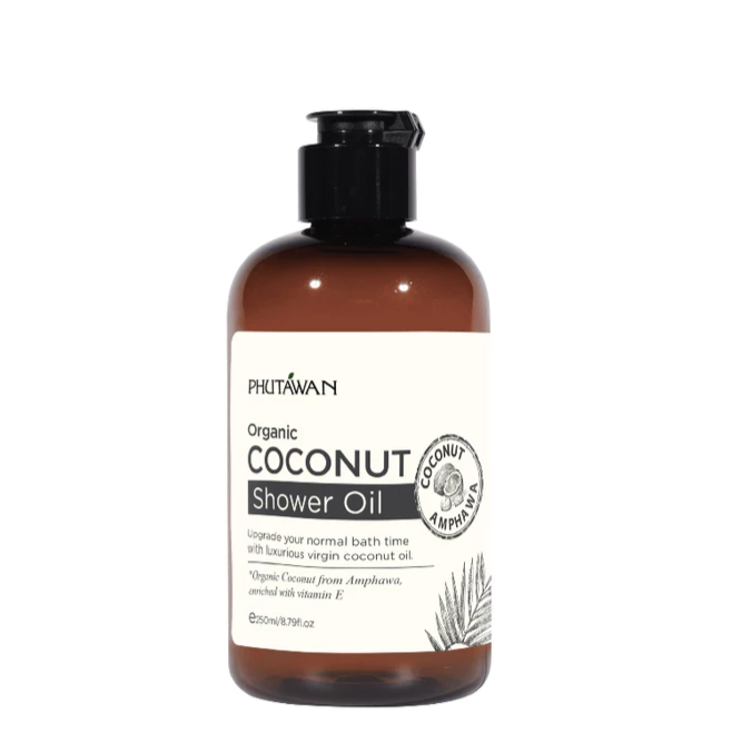 Organic Coconut Shower Oil 1
