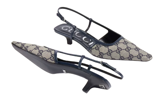 รองเท้าผู้หญิง GUCCI รุ่น Women's GG Slingback Pump 2