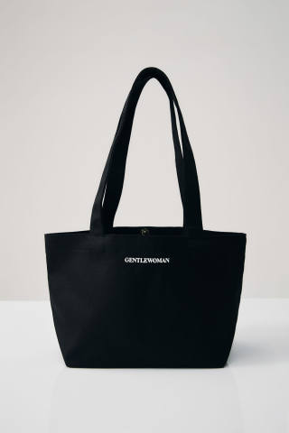 กระเป๋า Black Canvas Shoulder Tote Bag 2