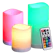 ORIA ชุดเทียน LED Multi-Color 3 ชิ้น 1