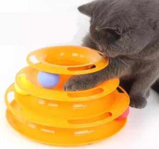 1. MEIZU รางบอลทาวเวอร์ 3 ชั้น รุ่น cat toys 1