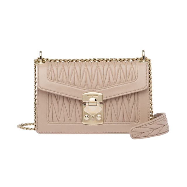 กระเป๋า Miu Miu  รุ่น Miu Confidential Matelassé Nappa Leather Bag 2