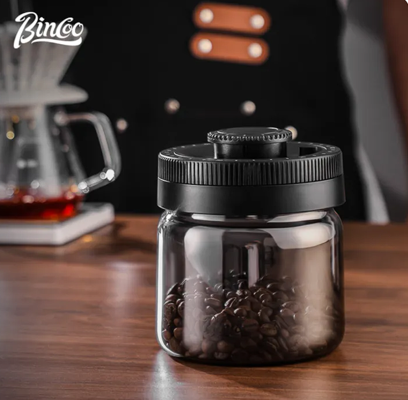 Storage Jar Vacuum Coffee Bean Canister 3