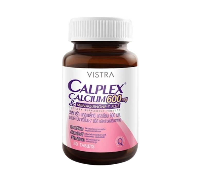 แคลเซียม Calplex Calcium 600 mg And Menaquinone-7 Plus 1