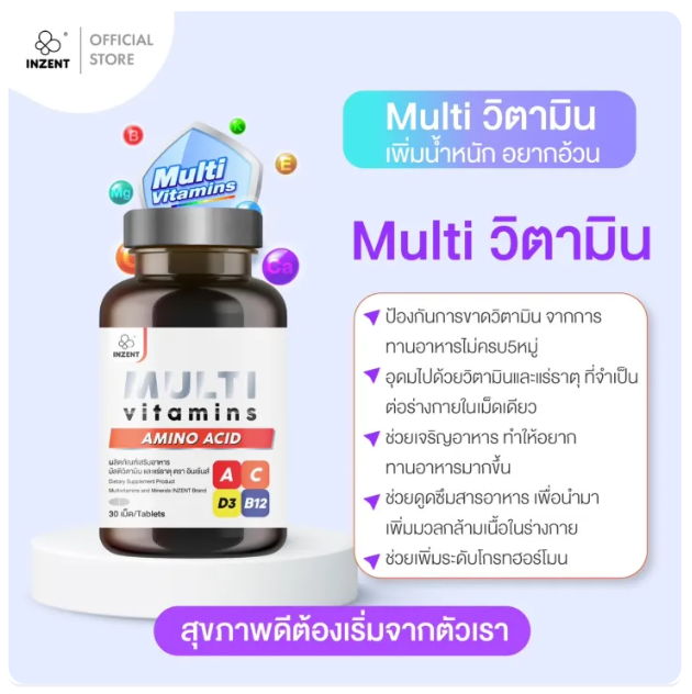 วิตามินรวม Multivitamin and Multimineral Vitamin 2