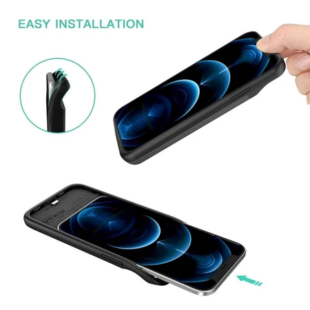 Slim 7000mAh Battery Case สําหรับ iPhone Protective Portable Powerbank 2