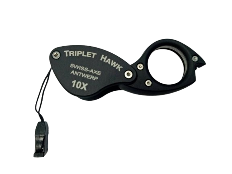 กล้องส่องพระ 10X Triplet Hawk 2