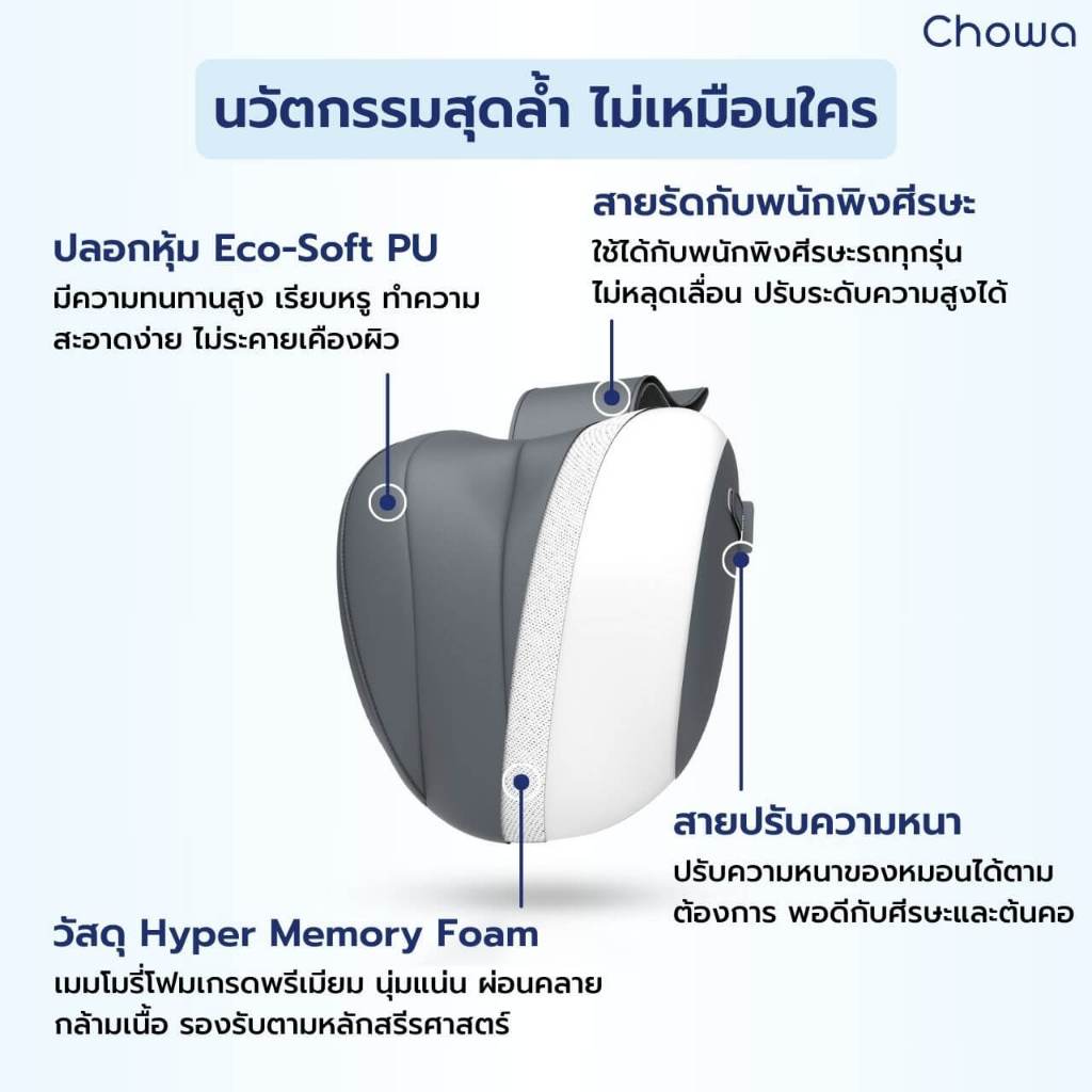 หมอนรองคอในรถยนต์ รุ่น Firm 2