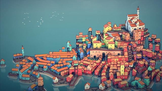 เกมสร้างเมือง Townscaper 2