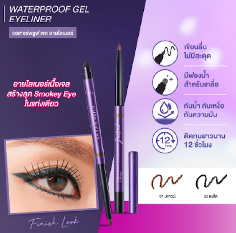 Jet Set Waterproof Gel Eyeliner 2