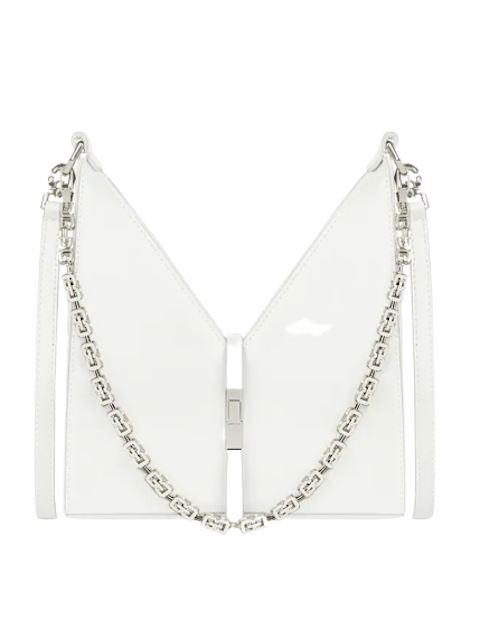 กระเป๋า Givenchy รุ่น Mini Cut Out Bag In Box Leather With Chain 4