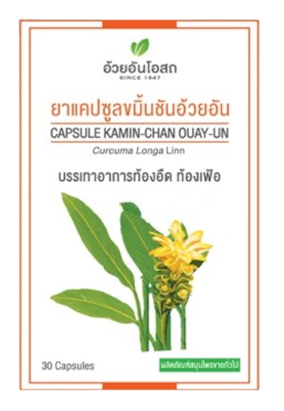 ยาแคปซูลขมิ้นชัน Turmeric Capsule 1