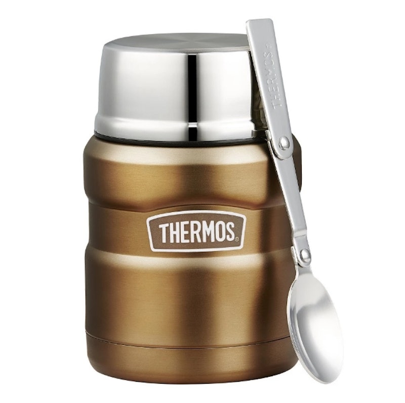 ปิ่นโต Stainless King Food Jar With Folding Spoon 2