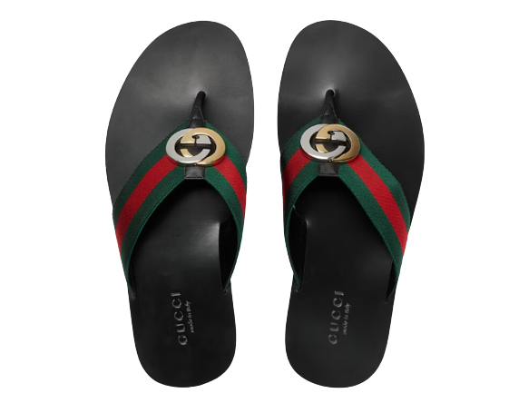 รองเท้าแตะแบรนด์เนม รุ่น Men's Thong Sandal With Web 2