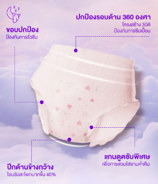 ผ้าอนามัยแบบกางเกง Night Underwear 2