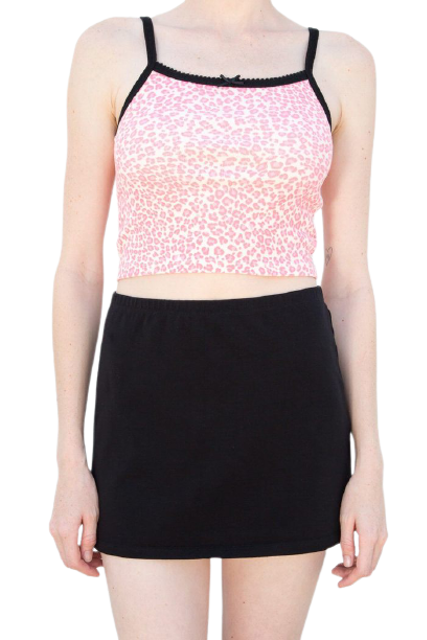 เสื้อ Brandy Melville รุ่น Belle Cheetah Tank 1