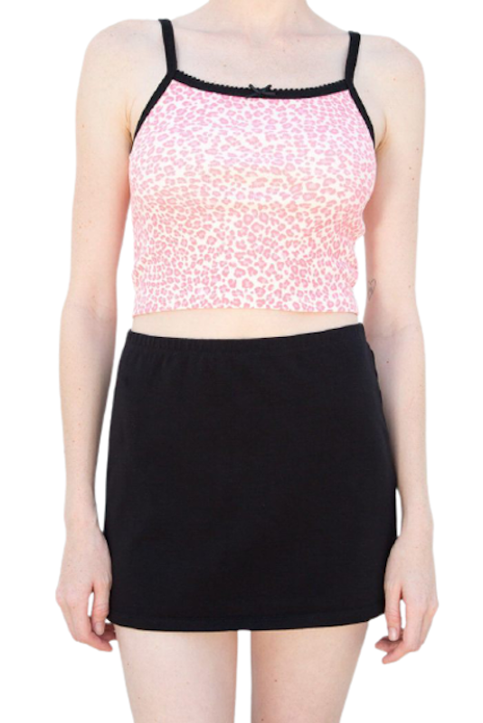 เสื้อ Brandy Melville รุ่น Belle Cheetah Tank 1