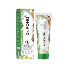 ยาสีฟันสมุนไพร สูตร 9X Herbal Plus Fluoride
