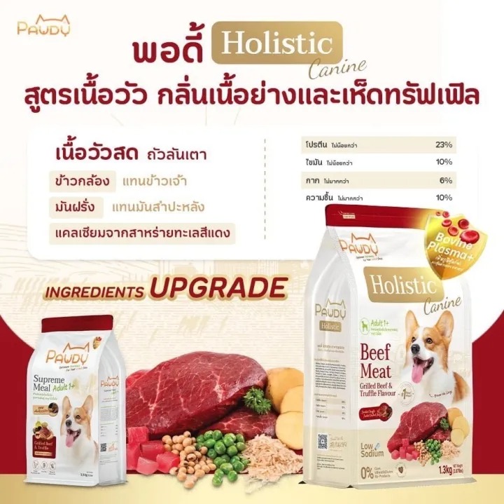  อาหารสุนัขเกรดพรีเมียม Holistic สูตรเนื้อวัวย่างและเห็ดทรัฟเฟิล 3