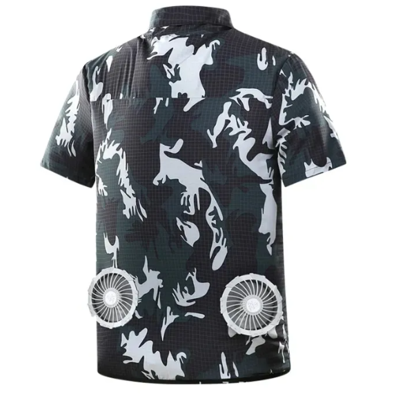 เสื้อแจ็กเก็ตพัดลมแขนสั้น 1