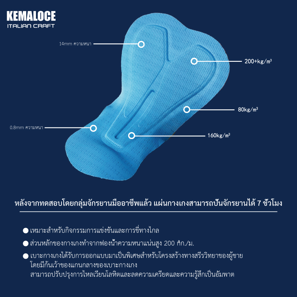 กางเกงปั่นจักรยาน 5D Gel 3