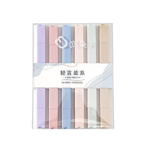ปากกาเน้นข้อความ เซต 6 สี 1