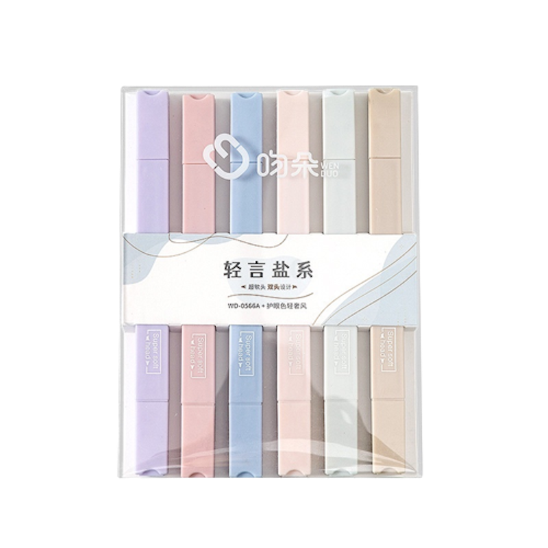 ปากกาเน้นข้อความ เซต 6 สี 1