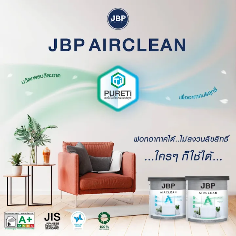 สีทาภายใน Airclean Acrylic Emulsion 2