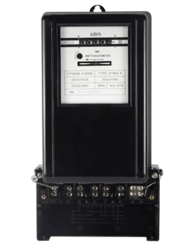 มิเตอร์ 3P รุ่น DT862 ขนาด 3 x 30(100) แอมป์ 1