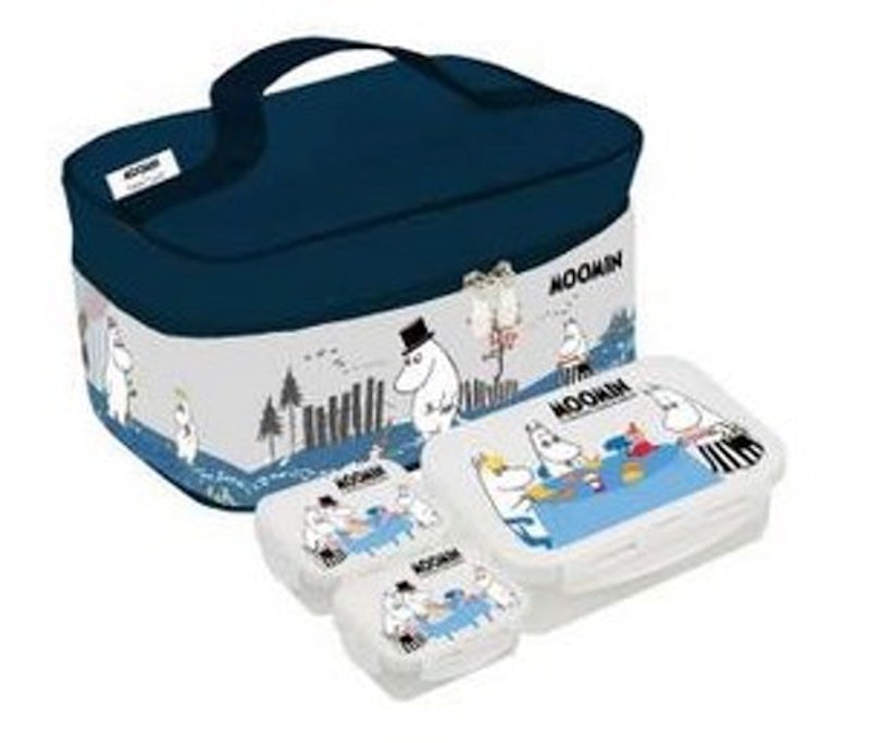 3. Super Lock – เซ็ทกล่องถนอมอาหาร Moomin 1