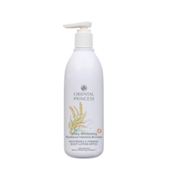 โลชั่นน้ำนม Milky Whitening Radiance Intensive Booster Whitening & Firming Body Lotion SPF25