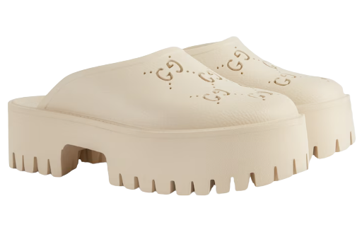 รองเท้าแตะ Gucci ผู้หญิง รุ่น Platform Perforated G Sandal  1
